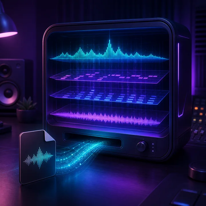Carica il tuo audio